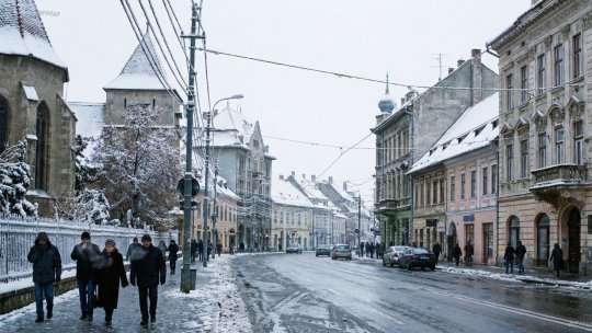 Ger, vânt și ninsoare viscolită în toată România, până la mijlocul săptămânii